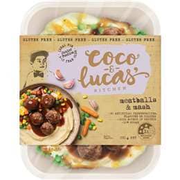Coco & Lucas' Meatballs & Mash 220g