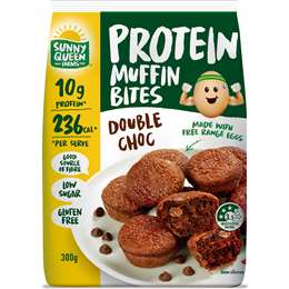 Sunny Queen Protein Muffin Bites Double Choc 300g