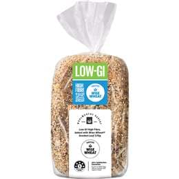 Woolworths Low GI High Fibre Wise Wheat® Seeded Loaf 370g