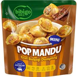 Bibigo Mini Pop Mandu Beef Bulgogi 280g