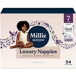 Millie Moon Luxury Nappies Size 7 (17+kg) 54 pack