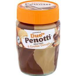 Uno Penotti Milk Choc & Cookie Dough Spread 370g