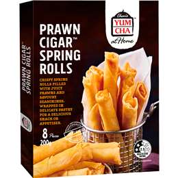 Chan's Yum Cha Prawn Cigar Spring Rolls 200g