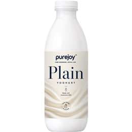 Purejoy Plain Probiotic Yoghurt 1L