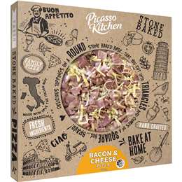 Picasso Kitchen Bacon & Cheese Pizza 600g
