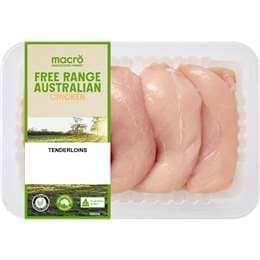 Macro Free Range Chicken Tenderloins 640g