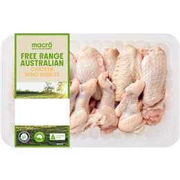 Macro Free Range Chicken Wing Nibbles 1kg