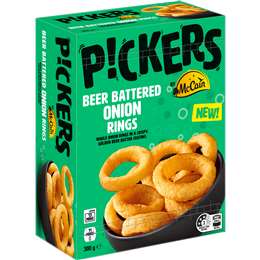 McCain Pickers Beer Battered Onion Rings 300g