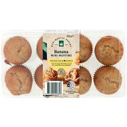 Woolworths Mini Banana Muffin 8 pack