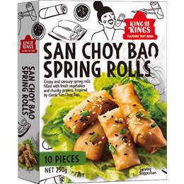 King of Kings San Choy Bao Spring Rolls 10 pack