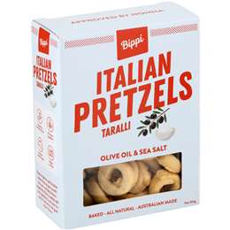 Bippi Italian Pretzels Olive Oil & Sea Salt 100g