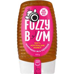 Fuzzy Bum Australian Honey 500g