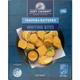 Just Caught Tempura Battered Whiting Bites 350g