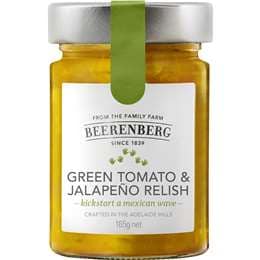 Beerenberg Green Tomato & Jalapeno Relish 165g