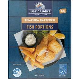 Just Caught Tempura Battered Fish Portions 450g