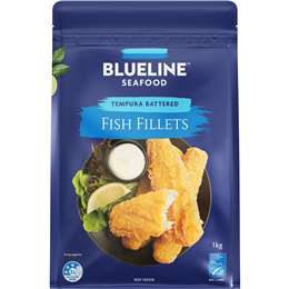 Blueline Seafood Tempura Battered Fish Fillets 1kg