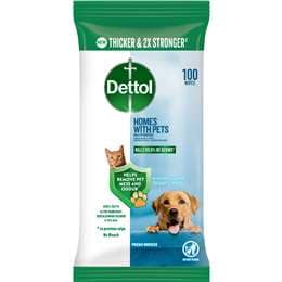 Dettol Homes With Pets Multipurpose Wipes 100 pack