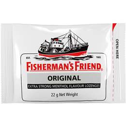 Fisherman's Friend Original Extra Strong Menthol Lozenges 22g