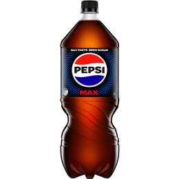 Pepsi Max Soft Drink Bottle 2L
