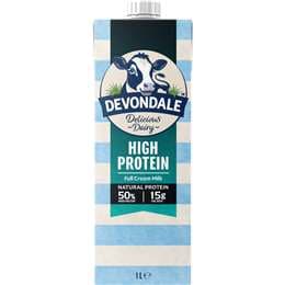 Devondale High Protein Full Cream Long Life Milk 1L