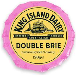 King Island Double Brie 120g