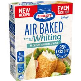 Birds Eye Air Baked Crumbed Whiting 380g