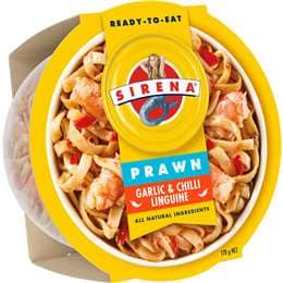 Sirena Prawn Garlic & Chilli Linguine Bowl 170g
