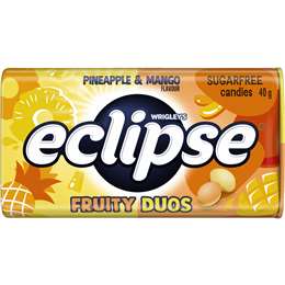 Eclipse Fruity Duos Candies Pineapple & Mango Tin 40g