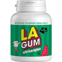 LA Watermelon Chewing Gum Gum Bottle 60g
