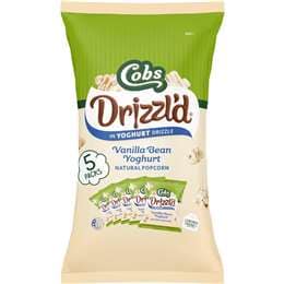 Cobs Drizzl'd Popcorn Vanilla Yoghurt 85g 5 pack