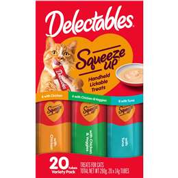 Delectables Squeeze Up Variety Cat Treats 14g x 20 pack