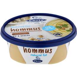 Chris' Hommus Dip Reduced Fat 200g