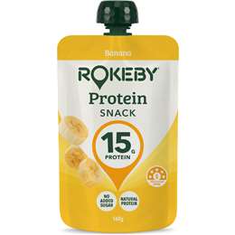 Rokeby Protein Snack Pouch Banana 160g