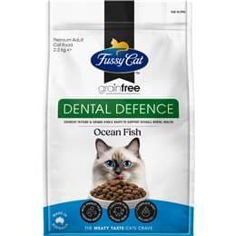 Fussy Cat Dental Defence Grain Free Ocean Fish Dry Cat Food 2.2kg