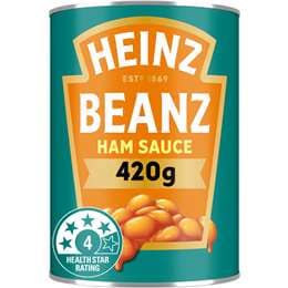 Heinz Baked Beans Ham Sauce 420g