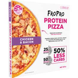 FroPro Protein Pizza Chicken & Bacon 325g