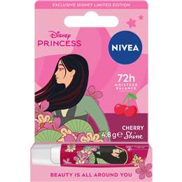 Nivea Disney Princess Mulan Cherry Shine Lip Balm 4.8g
