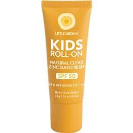Little Urchin SPF 50 Kids Roll-on Natural Clear Zinc Sunscreen 50g