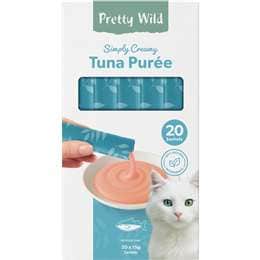Pretty Wild Tuna Puree Cat Treats 20 pack
