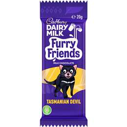 Cadbury Furry Friends Chocolate Bar Assorted 20g