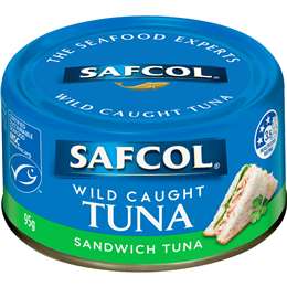 Safcol Wild Caught Tuna Sandwich 95g