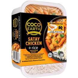 Coco Earth Satay Chicken With Rice 250g