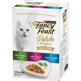 Fancy Feast Petite Delights Shredded Mixed Variety 40g x 6 pack