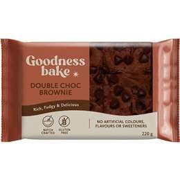 Goodness Bake Double Choc Brownie 220g