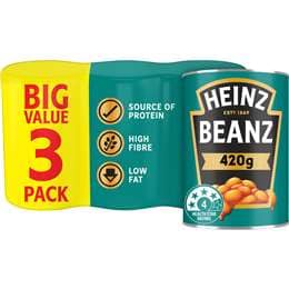 Heinz Baked Beans 420g x 3 pack
