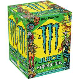 Monster Energy Drink Rio Punch Cans 500mL x 4 pack
