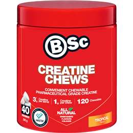 BSc Creatine Chews Tropical 120 pack