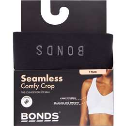 Bonds Ladies Comfy Crop Bra Size XL Assorted each