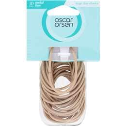 Oscar Orsen Large Thin Hair Elastics Blonde 30 pack