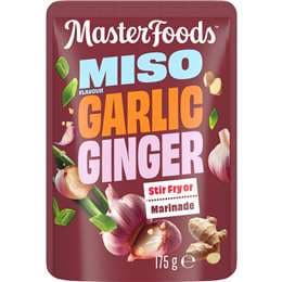 MasterFoods Recipe Base Miso Garlic Ginger 175g